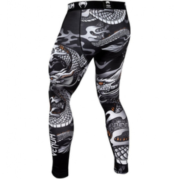 Компрессионные штаны Venum Dragons Flight Spats Black