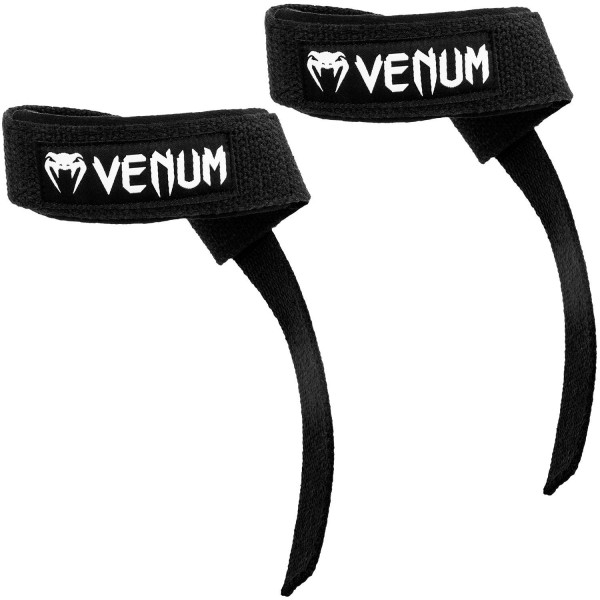 Лямки Venum Hyperlift Weightlifting Straps Black