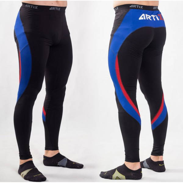 Компрессионные штаны ARTIX Fit Blue-Red