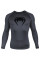 Компрессионная футболка Venum Contender 3.0 Compression T-shirt Long Sleeves Heather Grey/Black