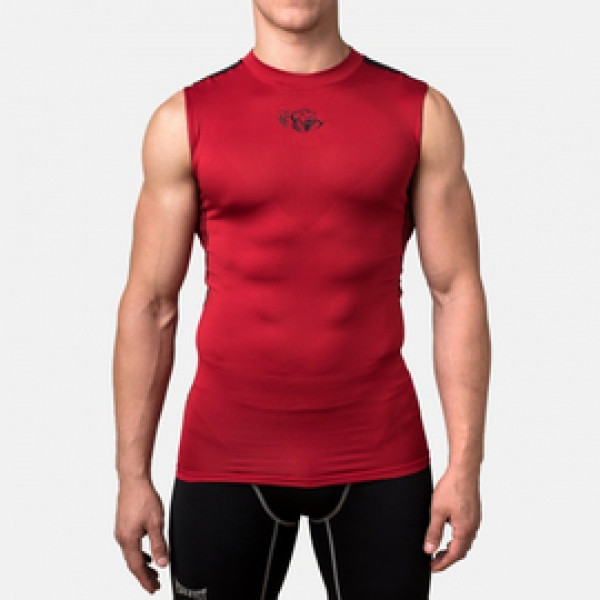 Компрессионная футболка без рукавов Peresvit Air Motion Red Black Tank