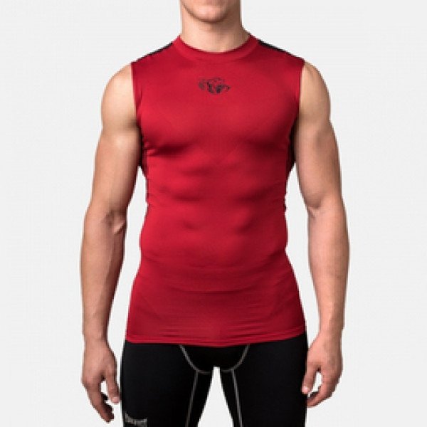 Компрессионная футболка без рукавов Peresvit Air Motion Red Black Tank