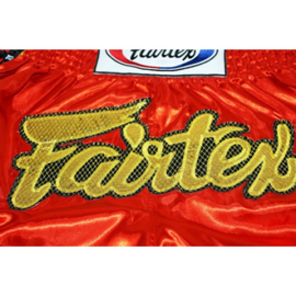 Шорты для тайского бокса Fairtex Red Lace Muay Thai Shorts