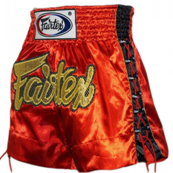 Шорты для тайского бокса Fairtex Red Lace Muay Thai Shorts