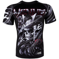 Рашгард Venum Samurai Skull Rashguard Short Sleeves Black