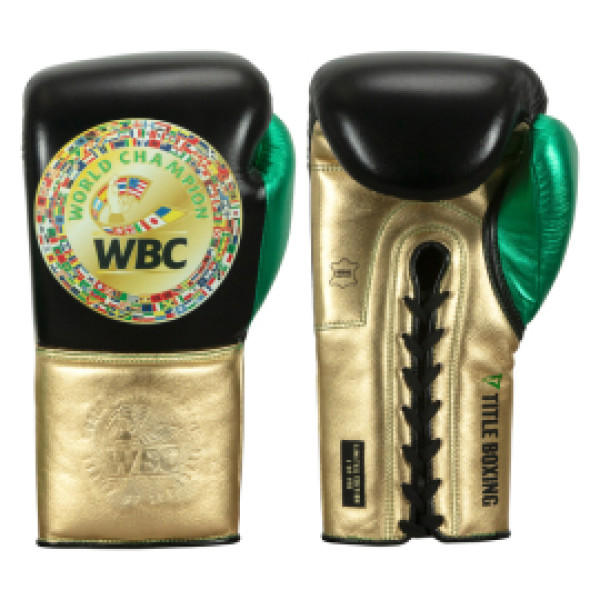 Боксерские перчатки Title WBC Green Belt Sparring Gloves