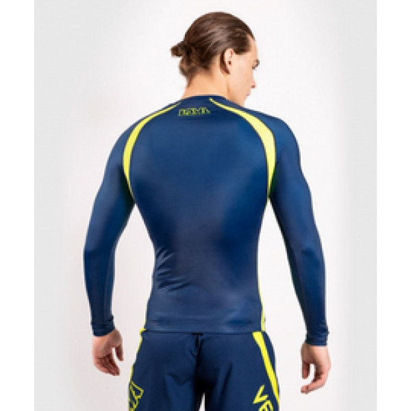 Рашгард Venum Origins Rashguard Long Sleeves Loma Edition Blue Yellow