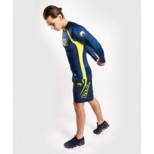 Рашгард Venum Origins Rashguard Long Sleeves Loma Edition Blue Yellow