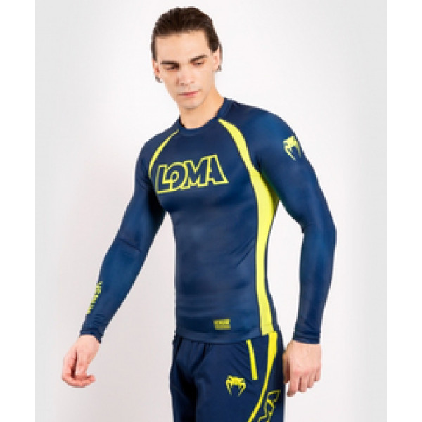 Рашгард Venum Origins Rashguard Long Sleeves Loma Edition Blue Yellow