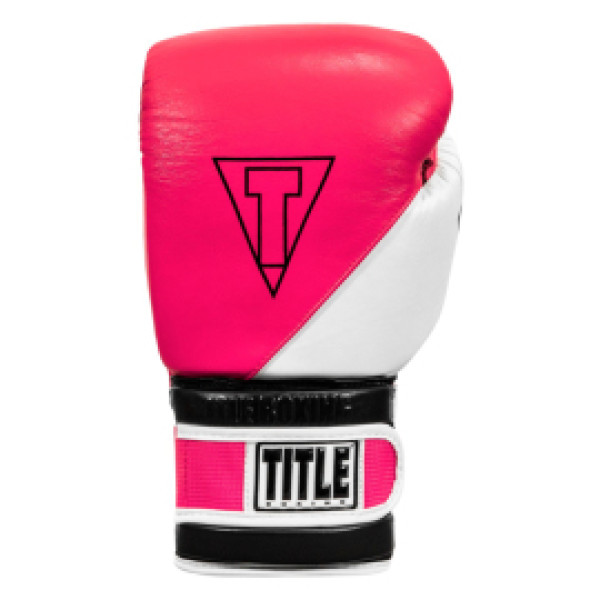 Боксерские перчаткиTitle Gel E-Series Training&Sparring Gloves Pink White Black
