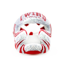 Боксерский шлем Twins Fancy FHGL3-TW5 White Red