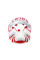 Боксерский шлем Twins Fancy FHGL3-TW5 White Red