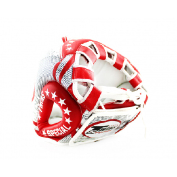 Боксерский шлем Twins Fancy FHGL3-TW5 White Red