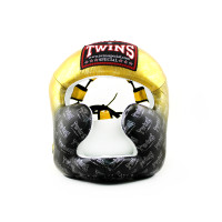 Боксерский шлем Twins FHGL3-TW1 Black-Gold
