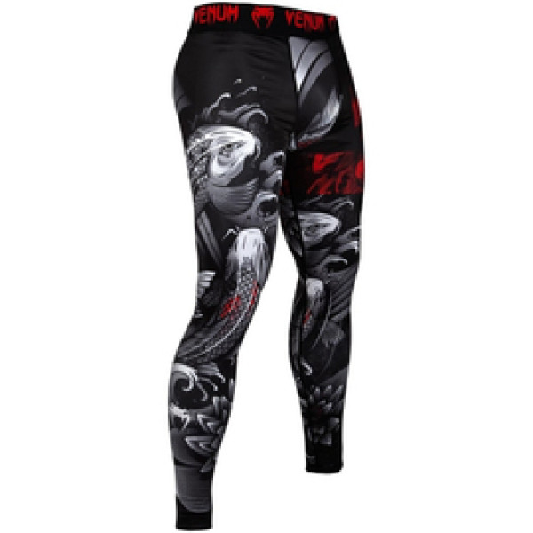 Компрессионные штаны Venum Koi 2.0 Spats Black White