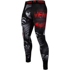 Компрессионные штаны Venum Koi 2.0 Spats Black White