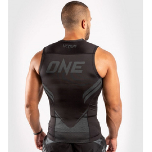 Рашгард Venum ONE FC Impact Rashguard Sleeveless Black Black