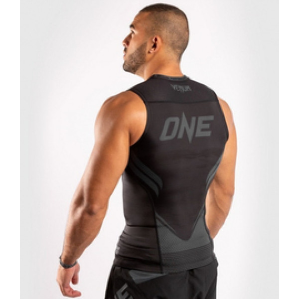 Рашгард Venum ONE FC Impact Rashguard Sleeveless Black Black