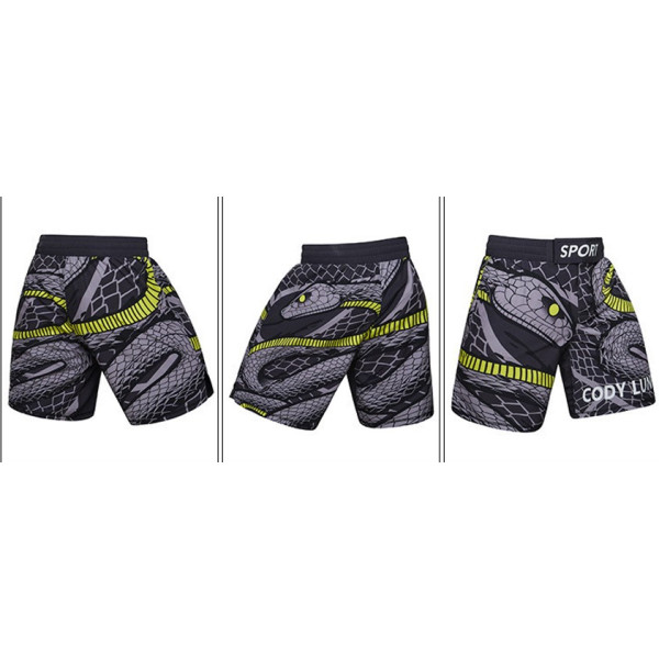 Шорты Venum Replika Snaker Fightshorts Black Yellow