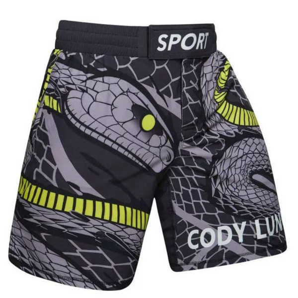 Шорты Venum Replika Snaker Fightshorts Black Yellow