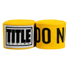 Бинты Title Boxing Print Hand Wraps 180 Gold Black