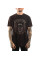 Футболка Affliction AC Chop Shop Black Brown Lava Wash