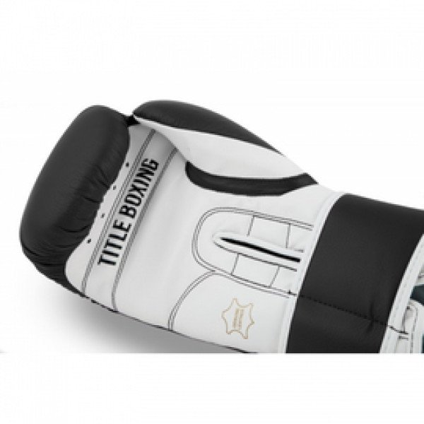 Боксерские перчатки TITLE Pro Style Leather Training Gloves 3.0 Black