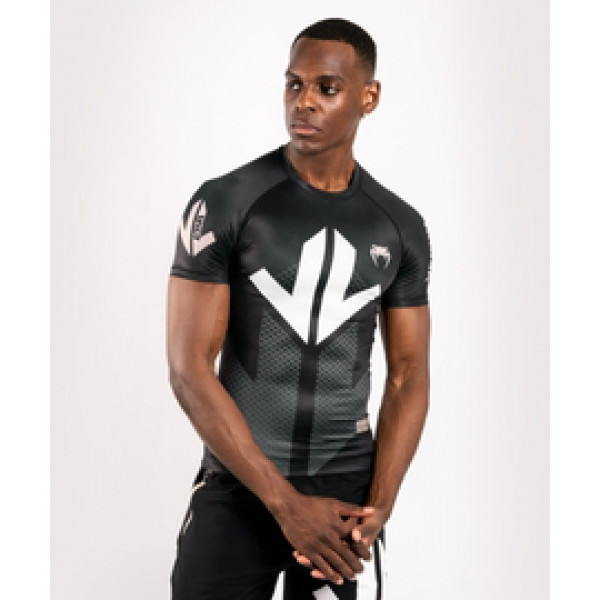 Рашгард Venum Loma Arrow Short Sleeves Rashguards Black White