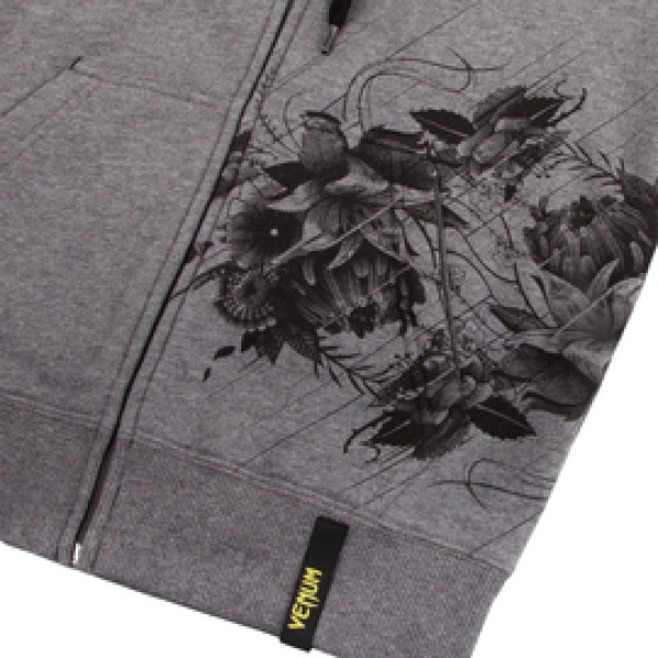 Женская толстовка Venum Floral Hoody - Heather Grey