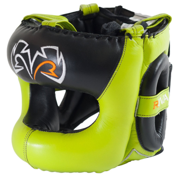 Боксерский шлем Rival Guerrero Facesaver Headgear Lime Green