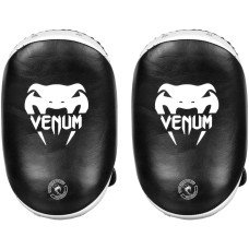 Тай-Пэды Venum Kick Pads Leather Black