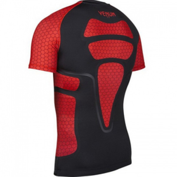 Рашгард Venum Absolute Short Sleeves Black Red