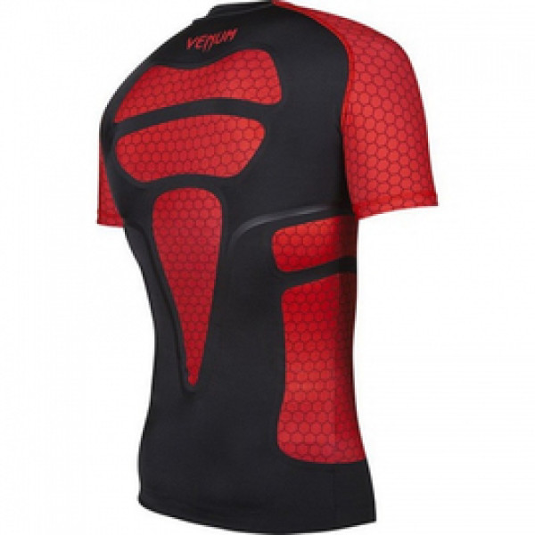 Рашгард Venum Absolute Short Sleeves Black Red