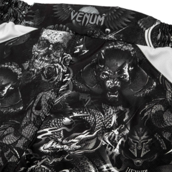 Шорты для ММА Venum Art Fightshorts Black White