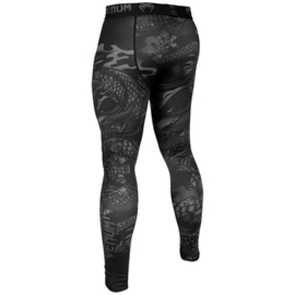 Компрессионные штаны Venum Dragons Flight Spats Black Black