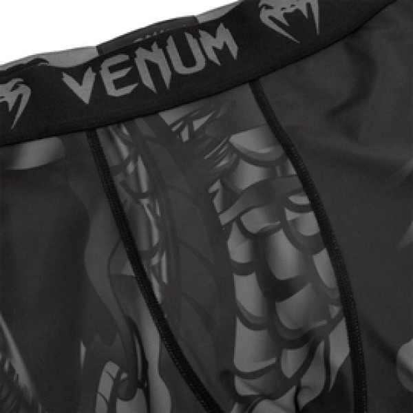 Компрессионные штаны Venum Dragons Flight Spats Black Black