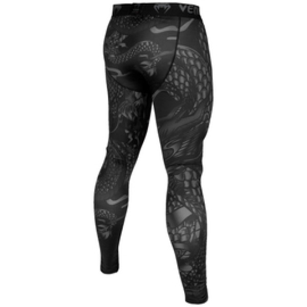 Компрессионные штаны Venum Dragons Flight Spats Black Black