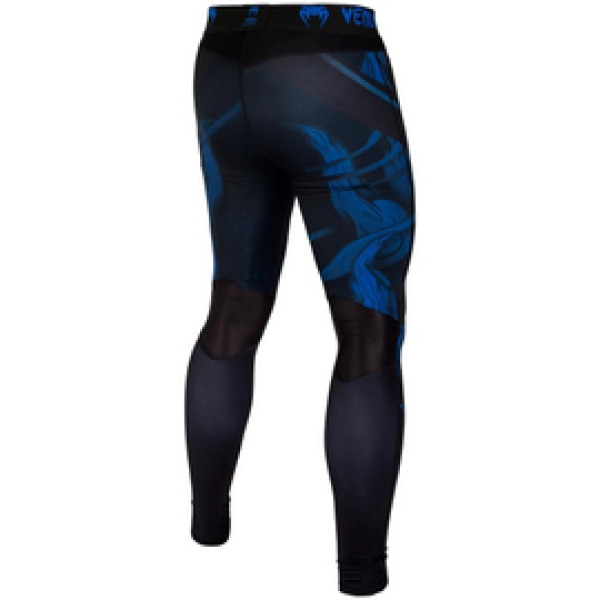 Компрессионные штаны Venum Devil Spats Blue Black