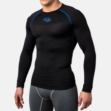 Компрессионная футболка Peresvit Air Motion Black Blue Long Sleeve