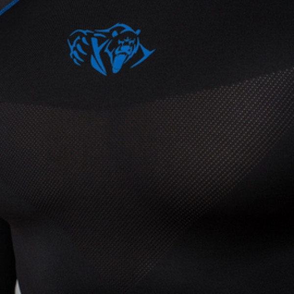 Компрессионная футболка Peresvit Air Motion Black Blue Long Sleeve