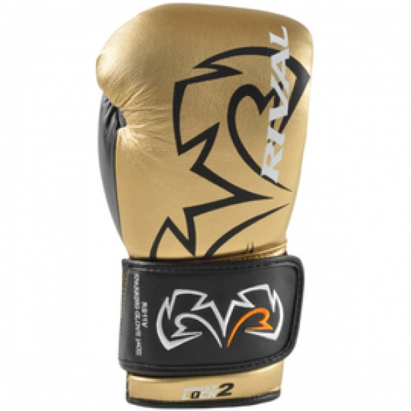 Боксерские перчатки Rival RS11V Evolution Sparring Gloves Velcro Gold