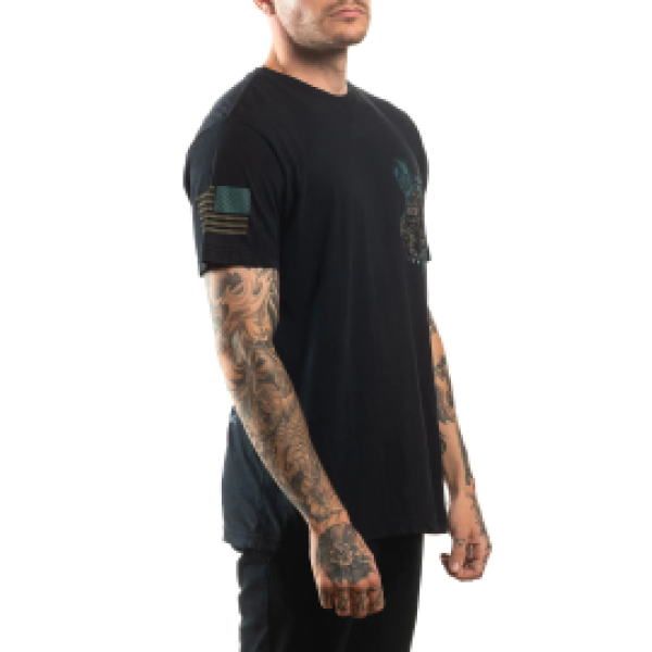 Футболка Affliction FD Smoke Screen Tee Black Lava Wash