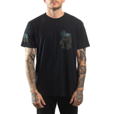 Футболка Affliction FD Smoke Screen Tee Black Lava Wash