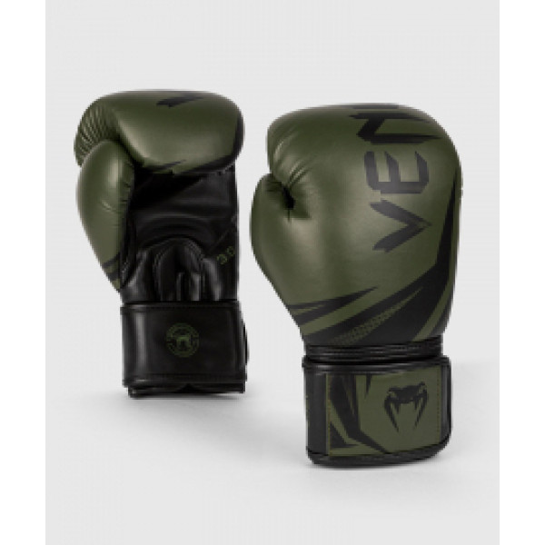 Боксерские перчатки Venum Challenger 3.0 Boxing Gloves Khaki Black