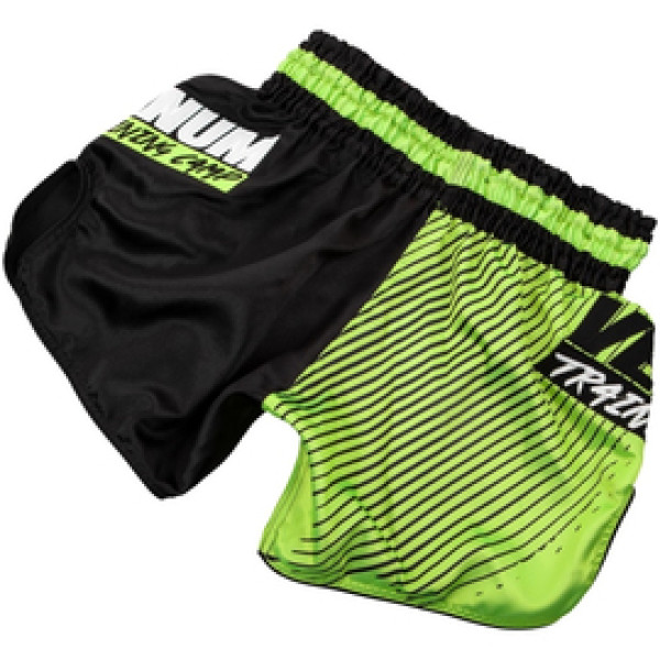 Шорты для тайского бокса Venum Training Camp 2.0 Muay Thai Shorts Black Neo Yellow