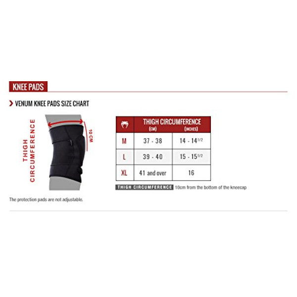 Наколенники Venum Kontact Lycra Knee Pad Patented Matte Black