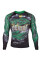 Рашгард Venum Crocodile Rashguard Long Sleeves Black Green