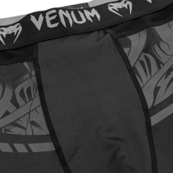 Компрессионные штаны Venum Devil Spats Black Black