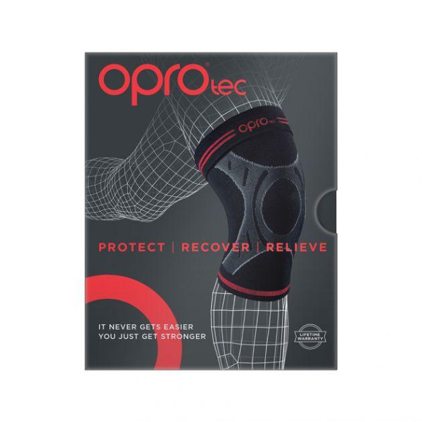 Наколінник спортивний OPROtec Knee Sleeve TEC5736-LG L Чорний