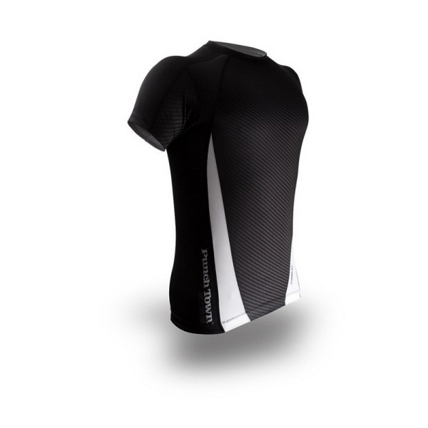 Рашгард PunchTown Carbon Rash Guard Short Sleeve